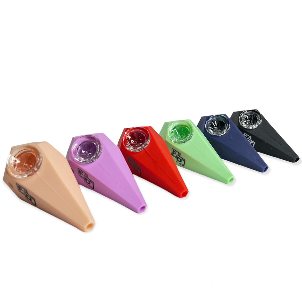 Faded Daily - Silicone Diamond Cut Hand Pipe - Golden Leaf Shop