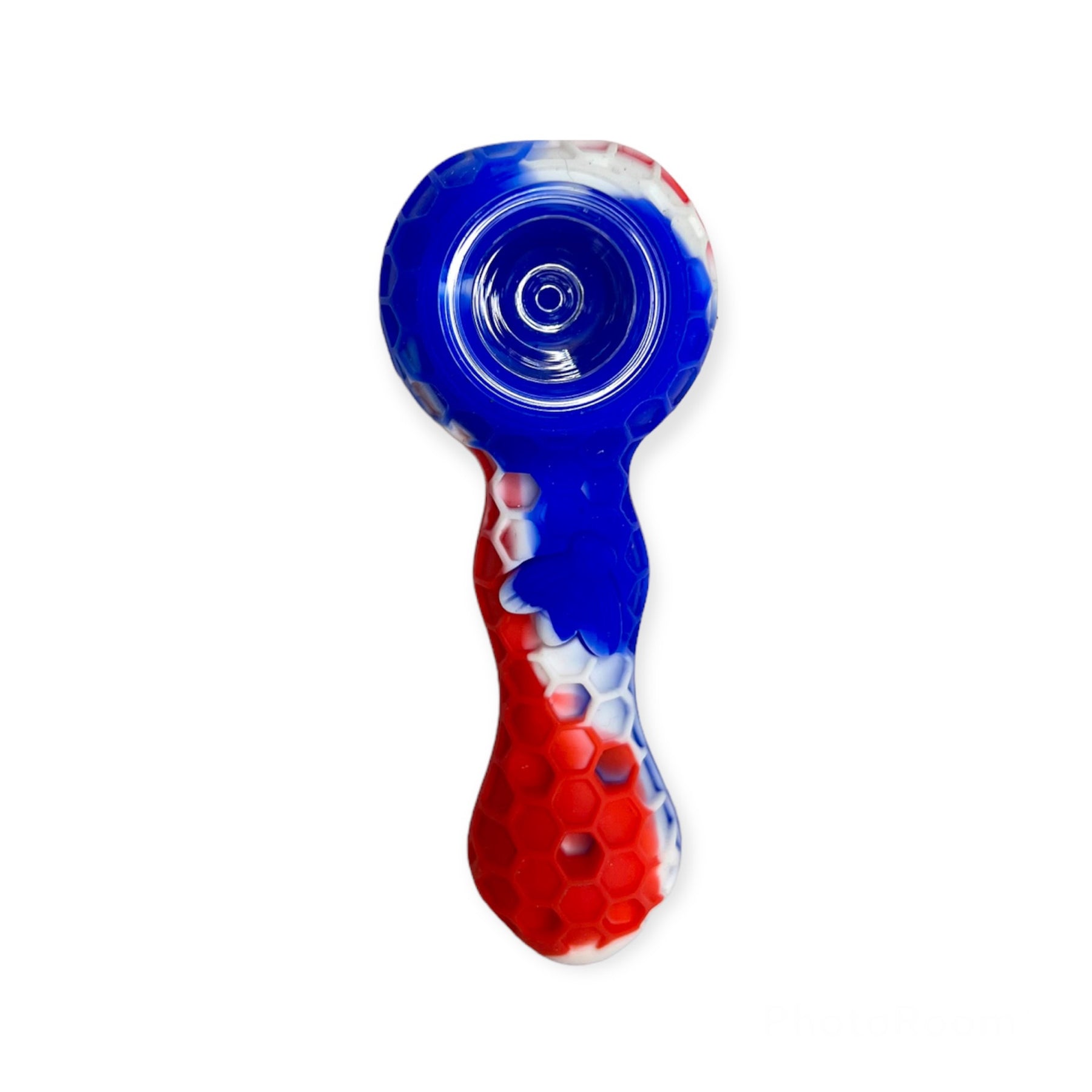 Silicone Hand Pipe with Glass Bowl | Best Price - Golden Leaf Shop