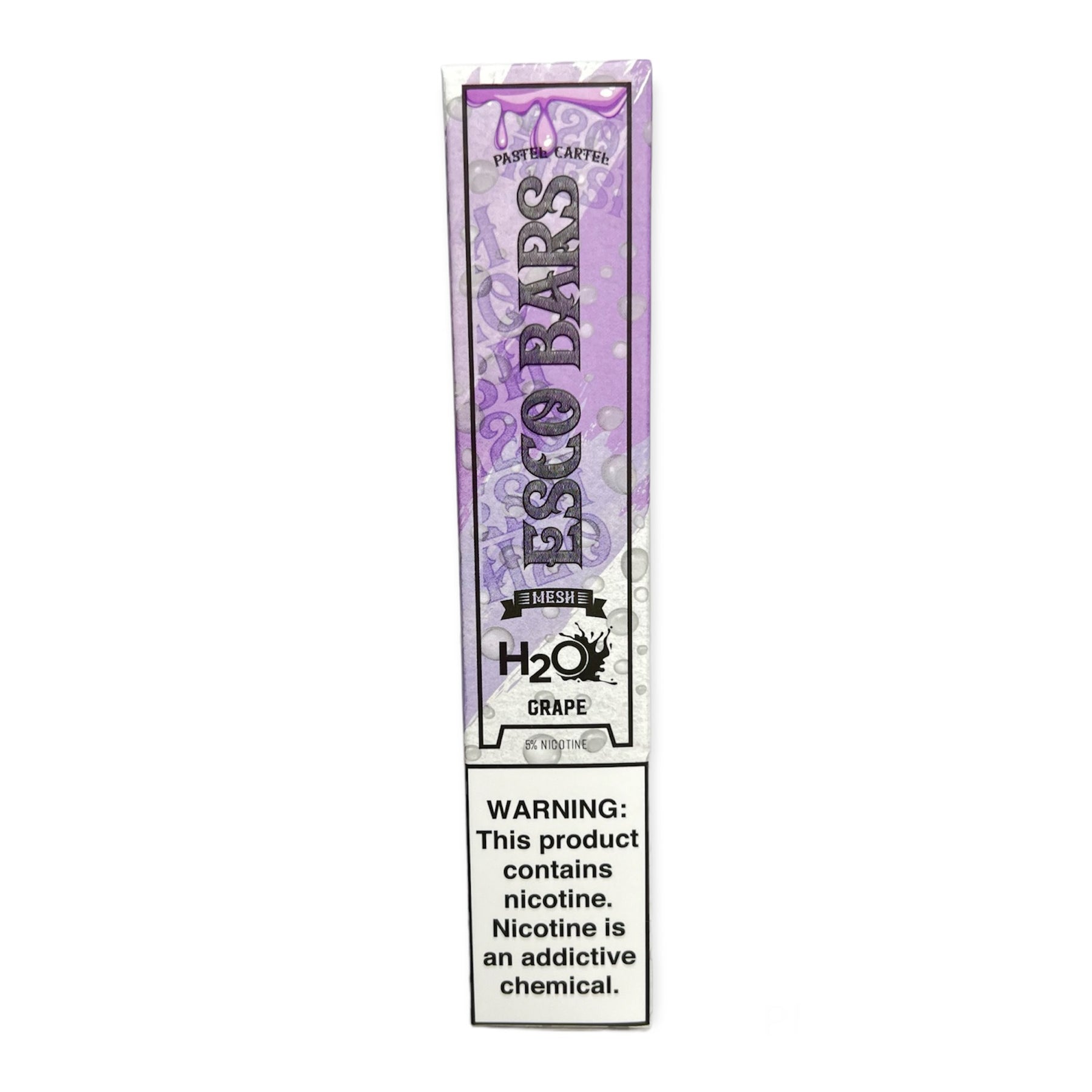 H2O Grape Esco Bars Mesh - 2500 Puff Disposable Vape