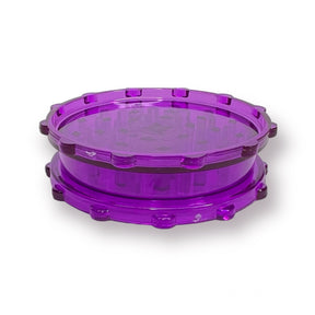 2 Piece Grinder with Magnet - Closed Purple