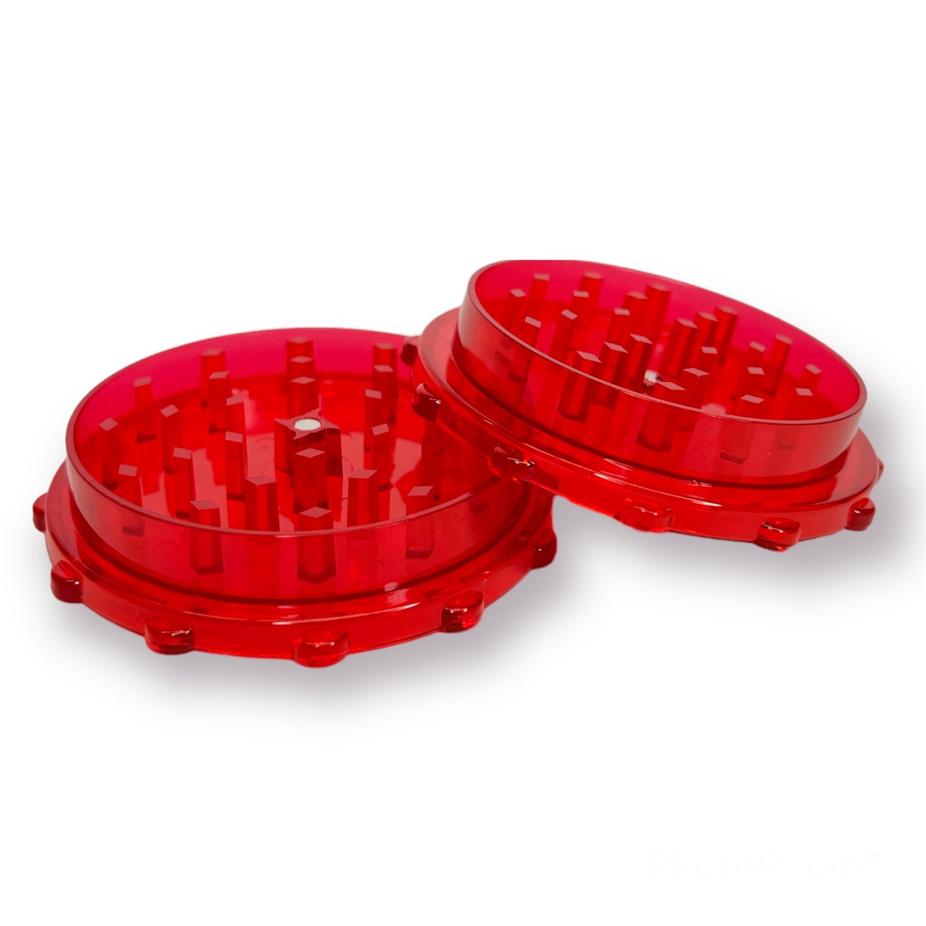 2 Piece Grinder with Magnet - Red Color
