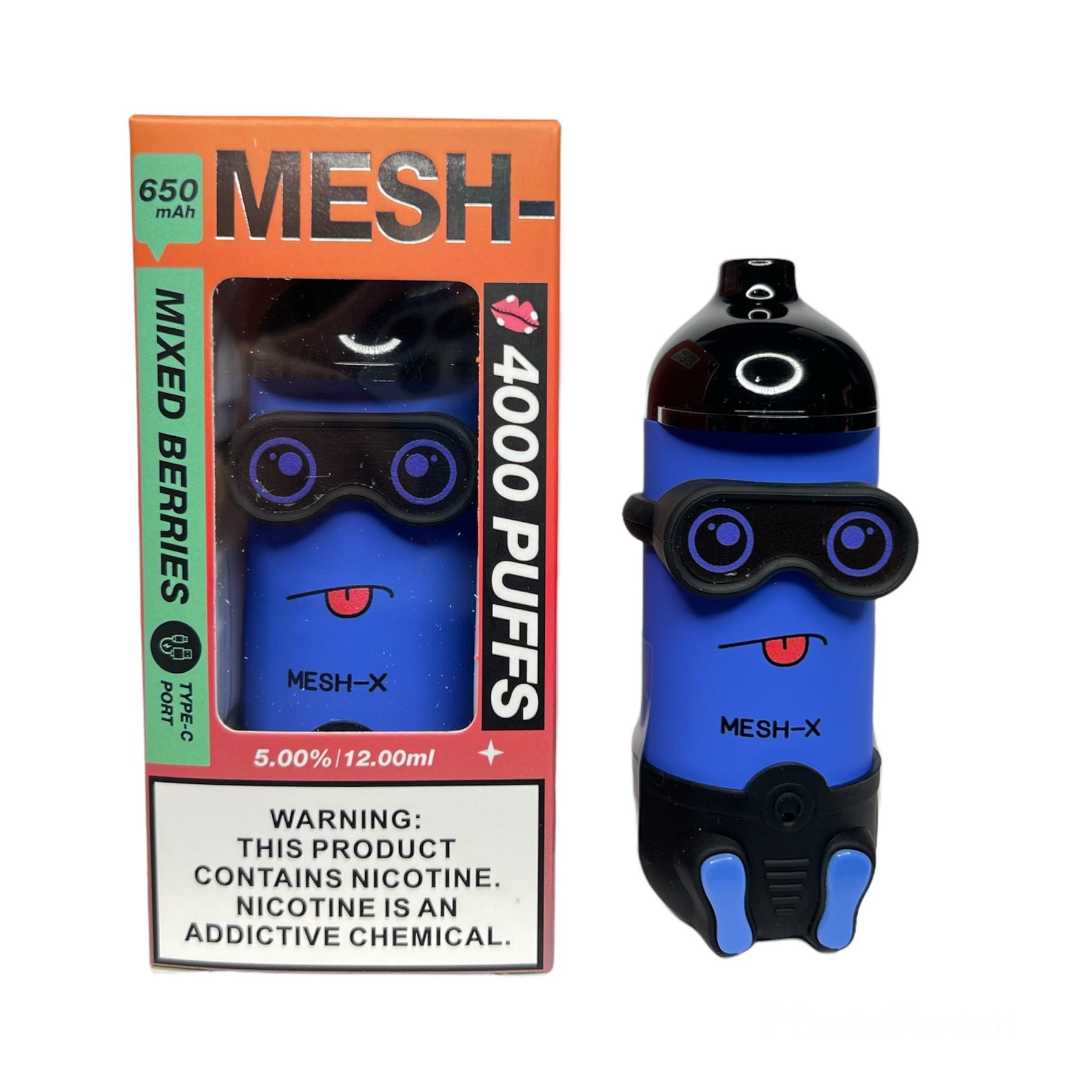 Mesh-X Rechargeable Disposable Vape Mixed Berries flavor