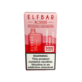 Strawberry Cream  - Elf Bar BC5000 Disposable 