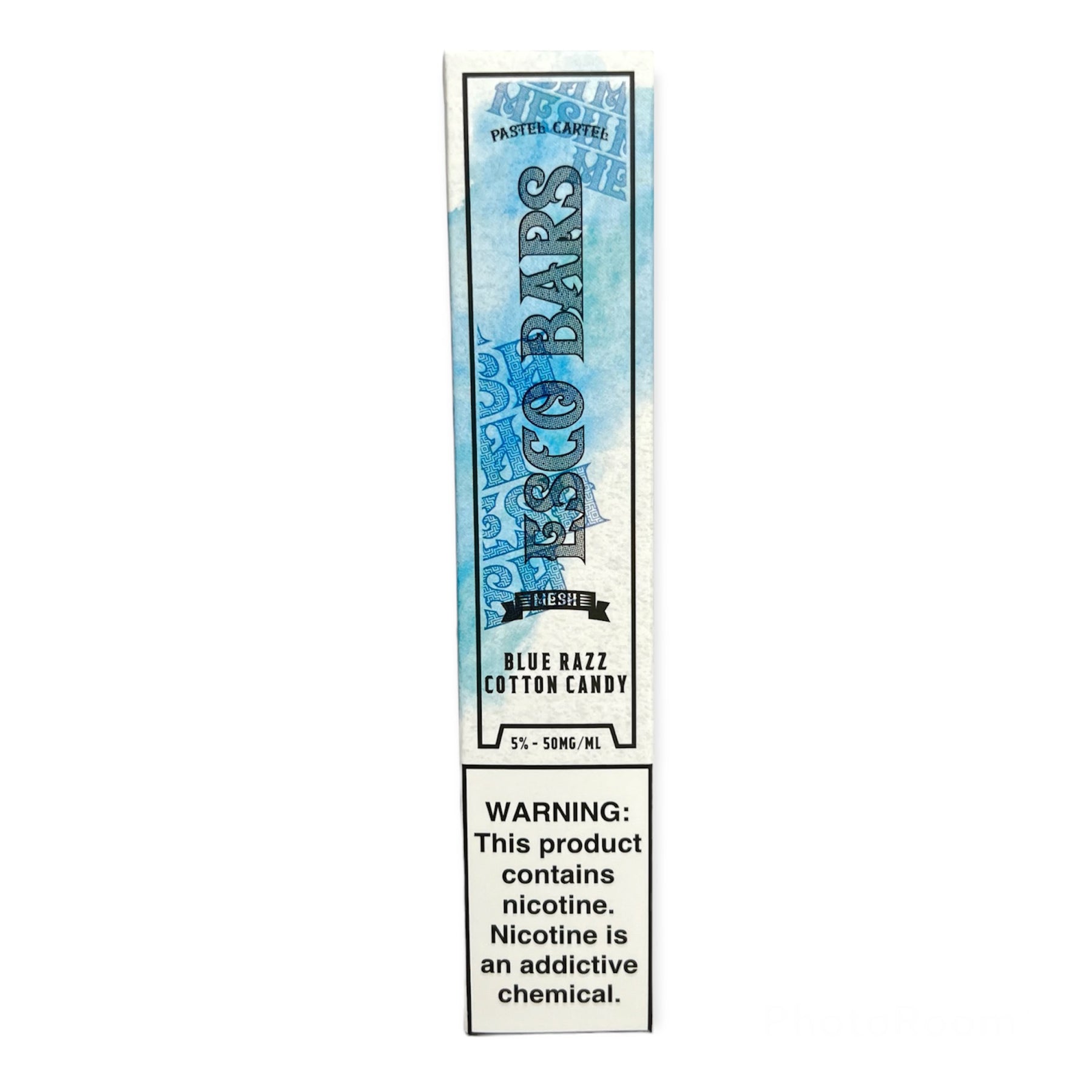 Blue Razz Cotton Candy Esco Bars Mesh - 2500 Puff Disposable Vape