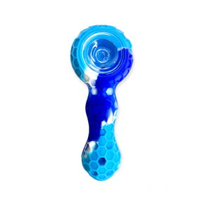 Silicone Hand Pipe with Glass Bowl | Best Price - Golden Leaf Shop
