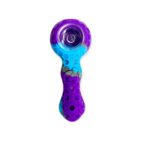 Silicone Hand Pipe with Glass Bowl | Best Price - Golden Leaf Shop